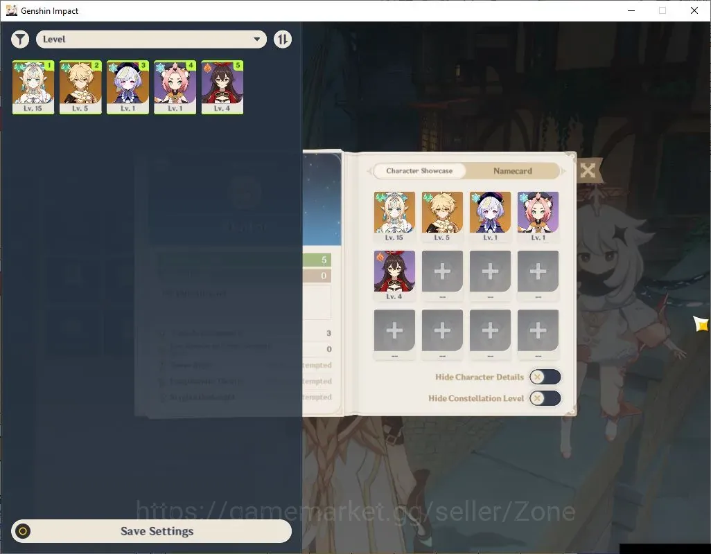 Genshin Impact Accounts Starter ASIA|Fresh Starter AR 5|1 Limited(Vesna)+chr STD Diona,Amber|MC Aether|Very Low 1