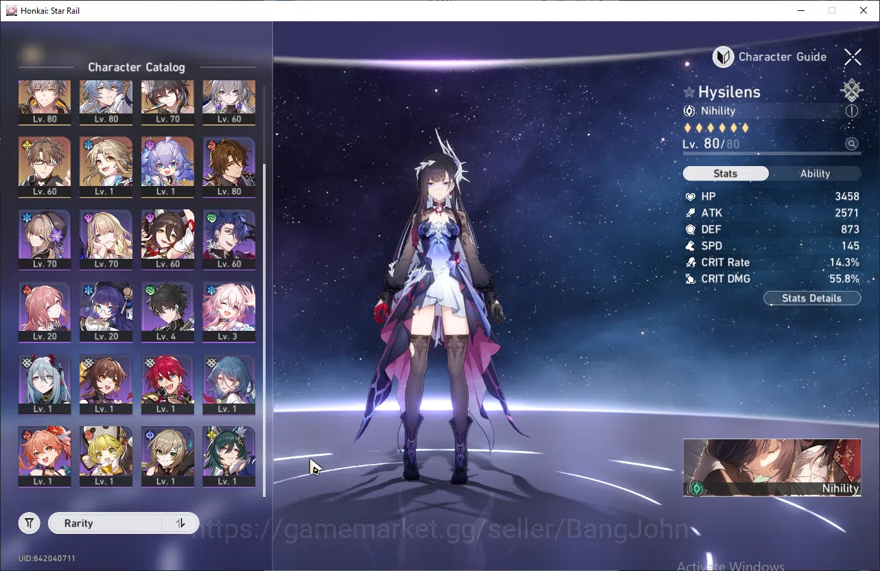 Honkai Star Rail Accounts ASIA | TL66 | 6 Lim | Prime DOT: Hysilens, Kafka,  image 12