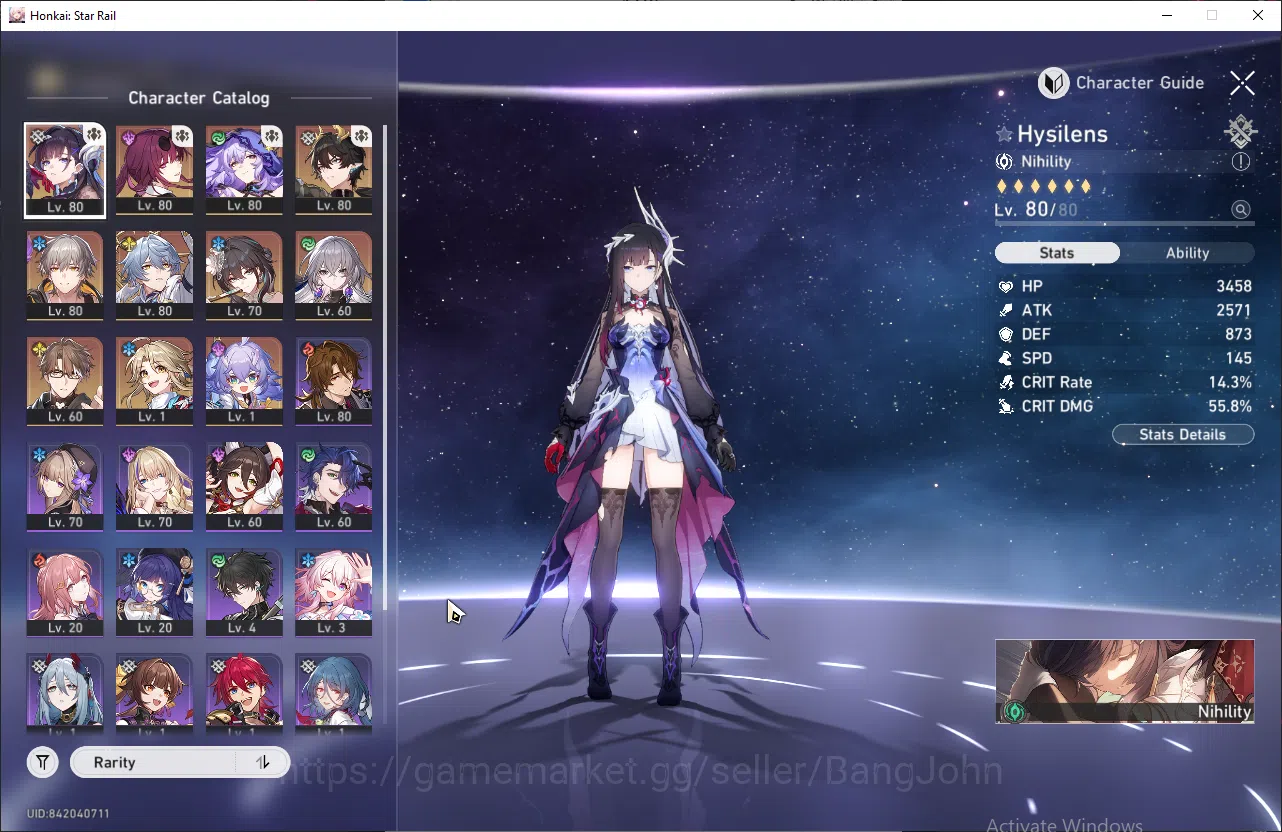 Honkai Star Rail Accounts ASIA | TL66 | 6 Lim | Prime DOT: Hysilens, Kafka,  image 13