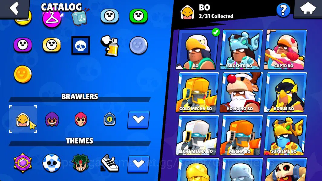 Brawl Stars Accounts 1007 Trophy |16 Brawlers 3 MAX Lvl (Shelly,Penny,Angelo) | 1 Epic (Royale Trunk) 1 SR (PSG Shelly)|CN 15