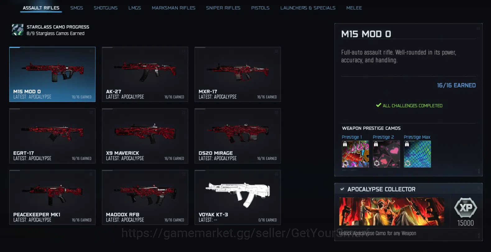 Call of Duty: Warzone Accounts PC/XBOX/PSN ◈ 30 Apocalypse Camos ◈ Handmade ◈ 450 image 4