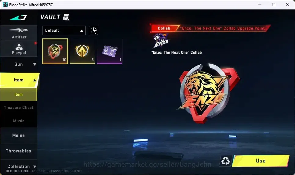 Blood Strike Accounts ASIA |1 ENZO KAG-6 Comandante|1 Legendary Skydive  image 3