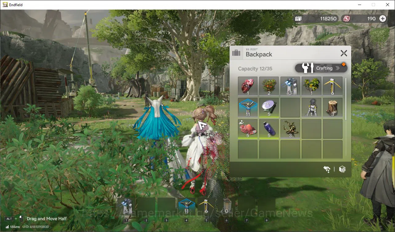Arknights: Endfield Accounts NA/EU Lv6|640 Arsenal|2SSR(Last Rite,Ardelia)+6SR Operators|1 6*+2 5*WP|190 Oro,13 8