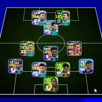 eFootball Accounts Legends & Iconic Players Android|Show Time Kylian Mbappe,Lionel Messi,Cristian Romero|Epic Steven