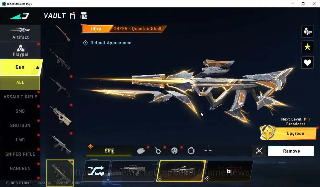Blood Strike Accounts ASIA|2 ULTRA [URB-Asura,QBZ95-QuantumShell]+3 Lege image 5