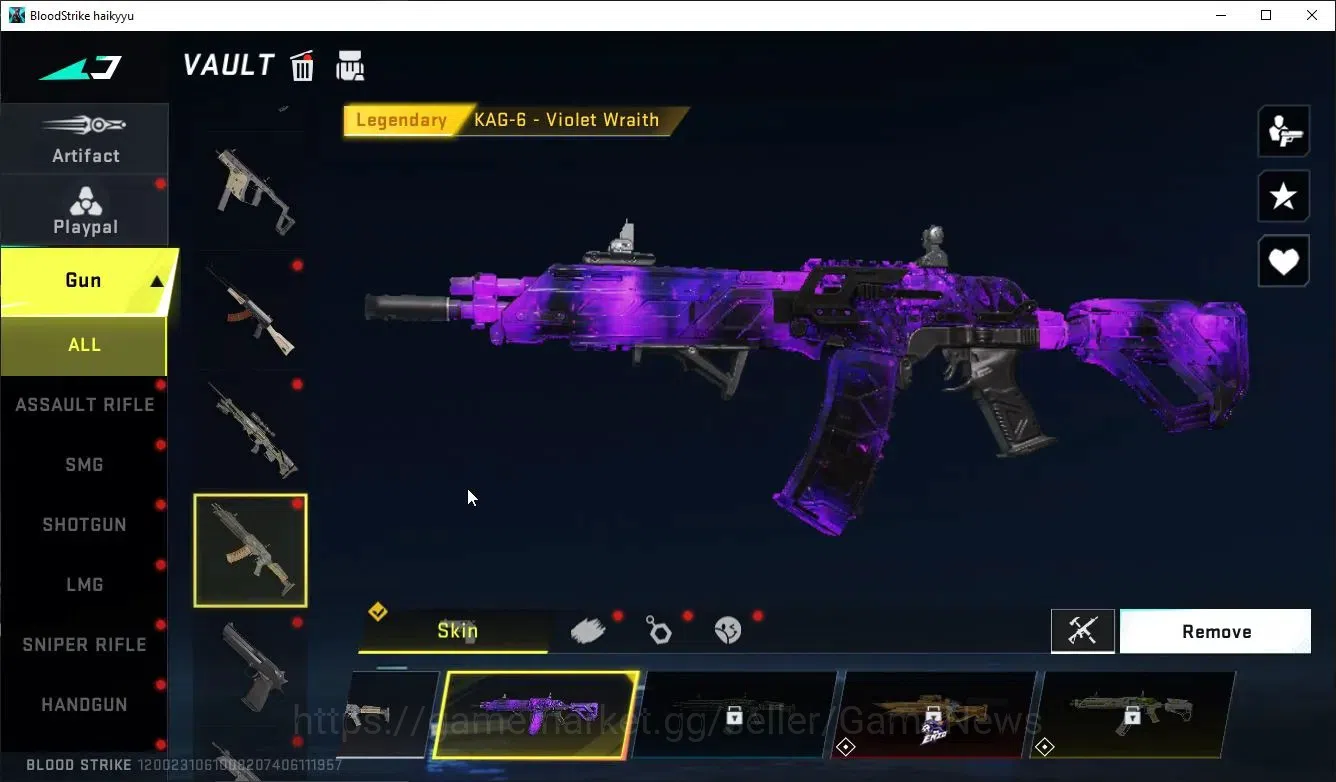 Blood Strike Accounts ASIA|2 ULTRA [URB-Asura,QBZ95-QuantumShell]+3 Lege image 7