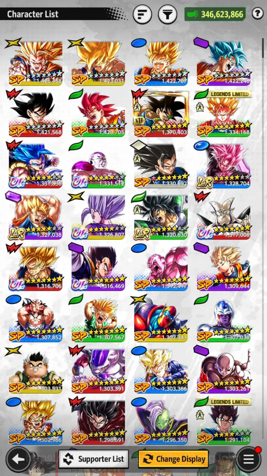 Dragon Ball Legends Accounts Android|Lv 156|346M Total Power|3 LR|6 UL|LR S Veg image 11