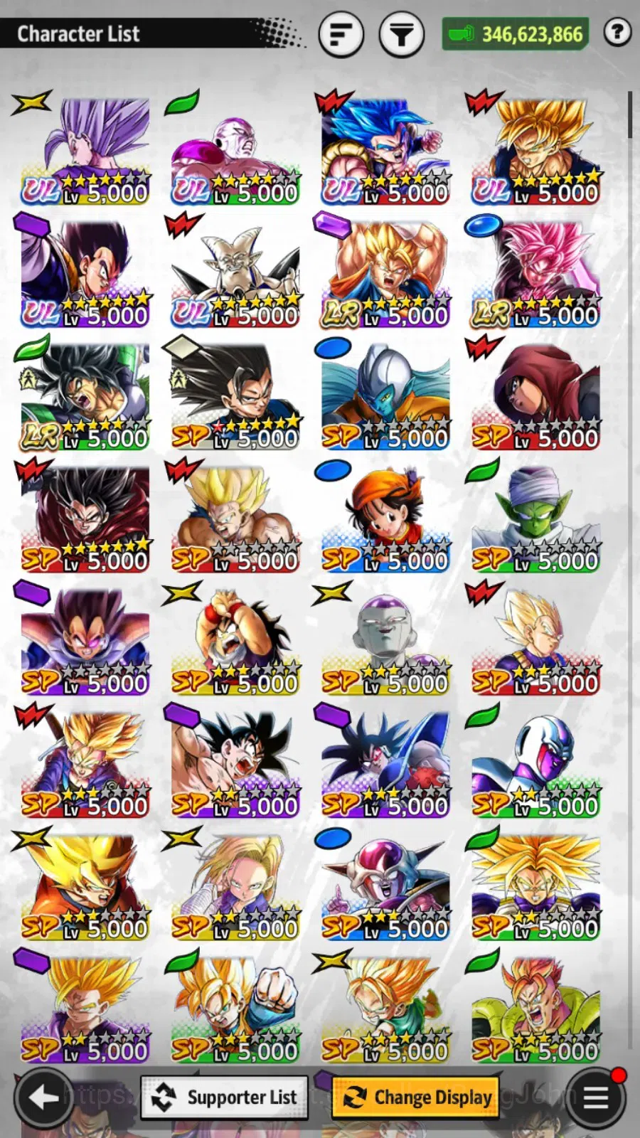 Dragon Ball Legends Accounts Android|Lv 156|346M Total Power|3 LR|6 UL|LR S Veg image 12