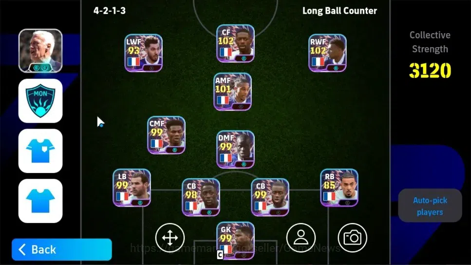 eFootball Accounts Legends & Iconic Players Android|National Pack France|Big Time Frank Rijkaard|Epic Paolo Maldini,Steven 1