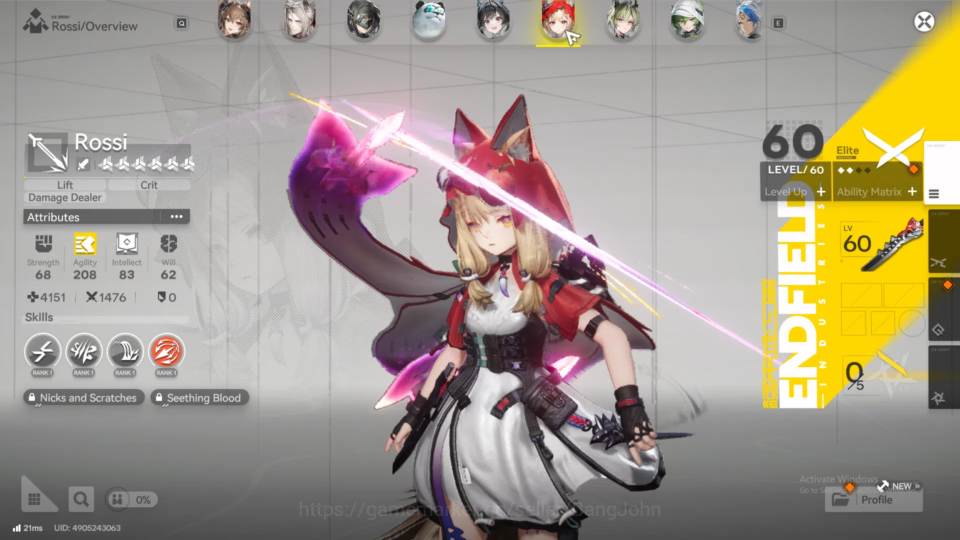 Arknights: Endfield Accounts ASIA|3LIMIT+4Sign|Laevatain Sign,Gilberta Sign,Ros image 2