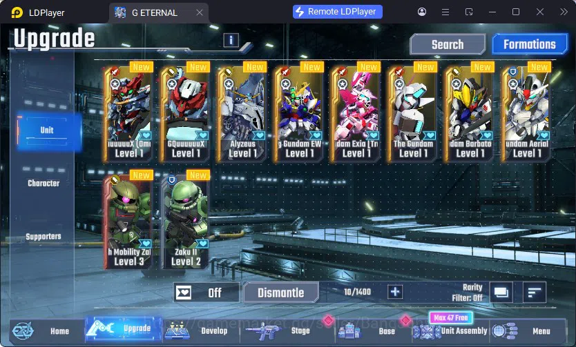 SD Gundam G Generation ETERNAL Accounts Global Rank 1 | FreshStory | 100+K Diamond, Selector Banner On, 8Gundam SSR+ 2Supp 2