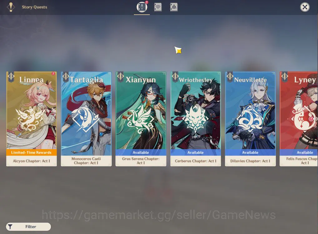 Genshin Impact Accounts ASIA|AR56|5Limited+3(*5Weapon)|Arlecchino+sign,Yel image 13