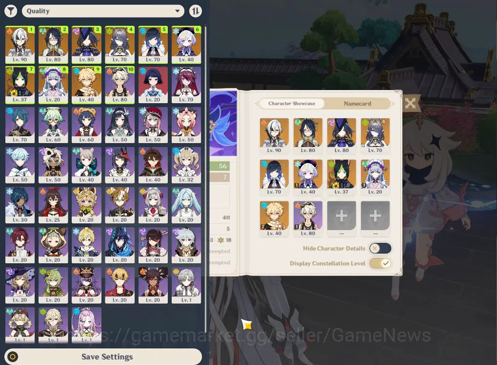 Genshin Impact Accounts ASIA|AR56|5Limited+3(*5Weapon)|Arlecchino+sign,Yel image 2