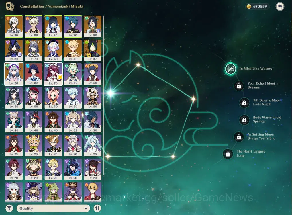 Genshin Impact Accounts ASIA|AR56|5Limited+3(*5Weapon)|Arlecchino+sign,Yel image 4