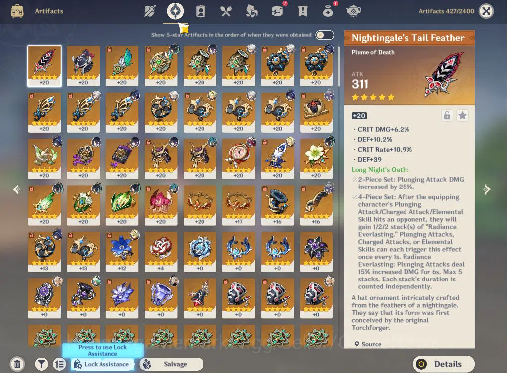 Genshin Impact Accounts ASIA|AR56|5Limited+3(*5Weapon)|Arlecchino+sign,Yel image 7