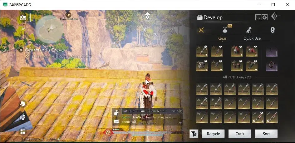 Where Winds Meet Accounts GLOBAL|Lv 95|GS 29K|2 HC|Diff Legend|Abyss Conq|Cr image 13