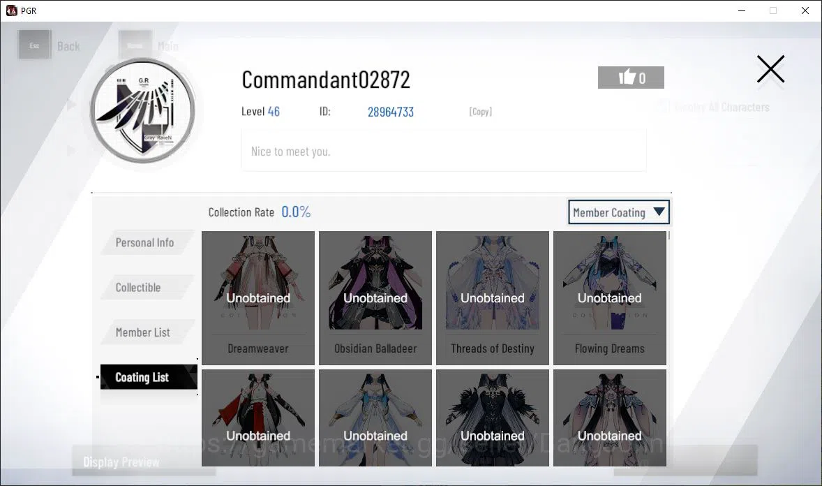 Punishing: Gray Raven Accounts ASIA|Lv 46 | [S Nirvantia,S Crepuscule,S LuciaCW,S image 2