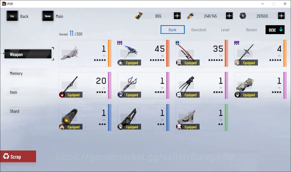 Punishing: Gray Raven Accounts ASIA|Lv 46 | [S Nirvantia,S Crepuscule,S LuciaCW,S image 9
