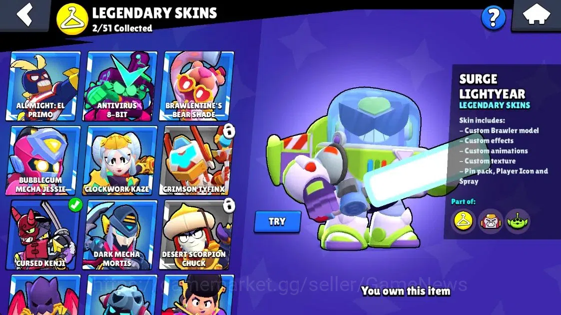 Brawl Stars Accounts Lvl 72|24,9K Trophy|42 Brawler 17 Max Lvl|2 Presti image 13