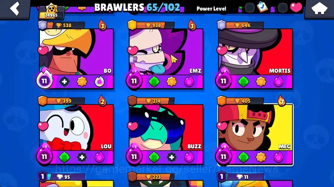 Brawl Stars Accounts Lvl 72|24,9K Trophy|42 Brawler 17 Max Lvl|2 Presti image 6