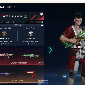 Blood Strike Accounts Collab Skin ASIA|Eternal Gun:Thompson-Unplugged|Collab Gun:M4A1-Battle Of Faith [AOT Series 2]|Ultra