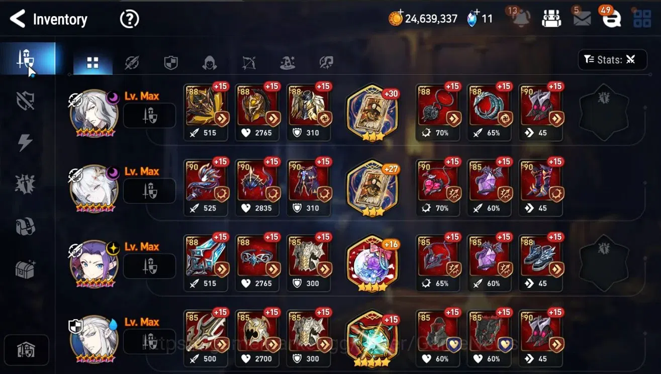 Epic Seven Accounts GLOBAL Unverif|New Era|9 ML(Salome,NM Luna[285 SPD image 16