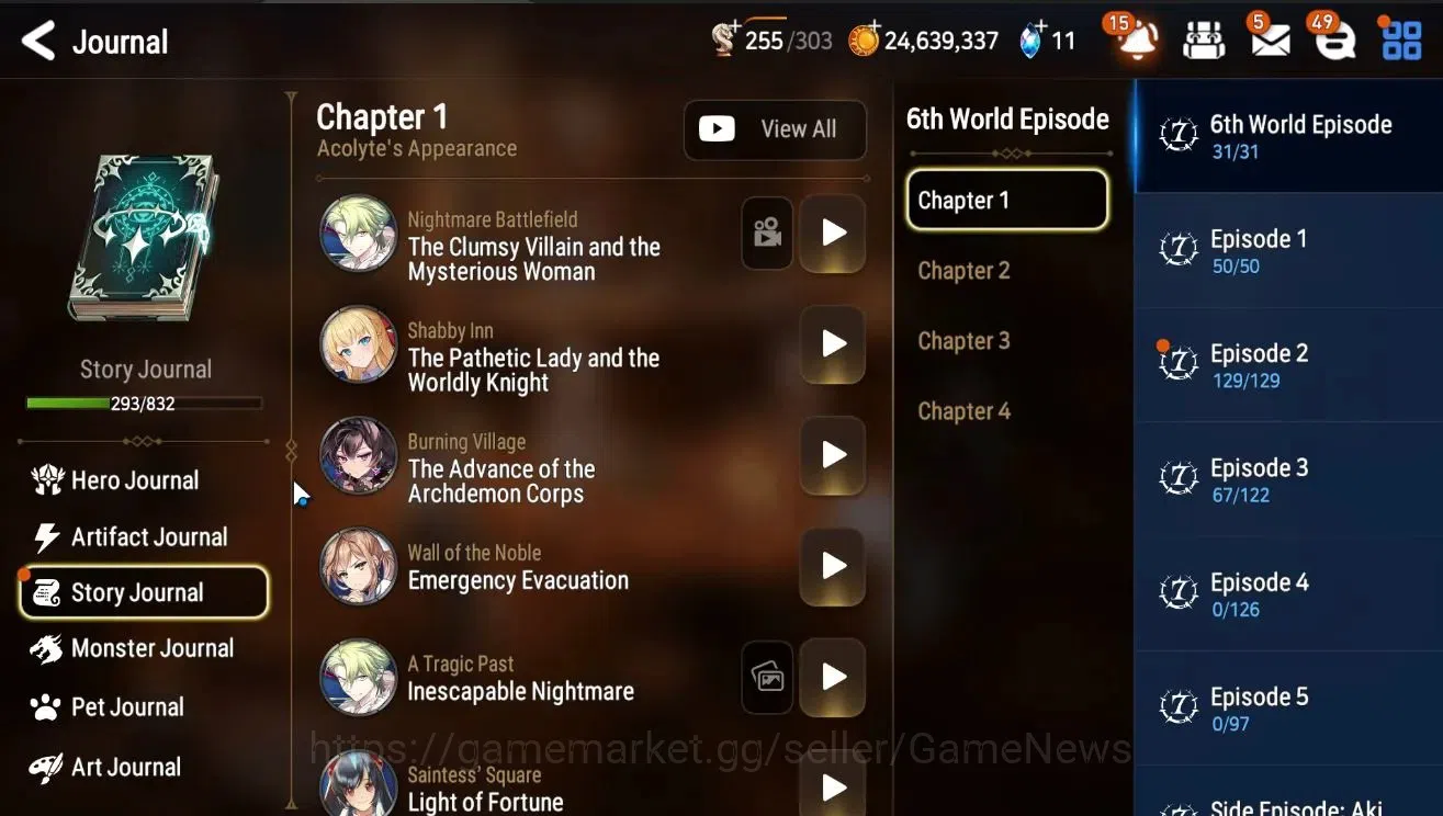 Epic Seven Accounts GLOBAL Unverif|New Era|9 ML(Salome,NM Luna[285 SPD image 6