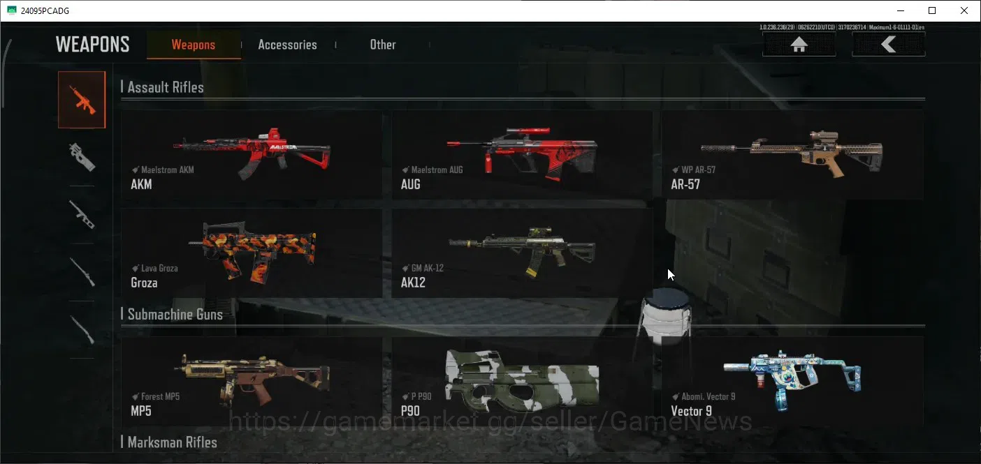 Arena Breakout Accounts High Value MOBILE|Lvl 30|SV 26,5M|CV 20,9M|Maelstrom AKM,Maelstrom AUG,WP AR-57,GM AK-12,Etc|CN 6