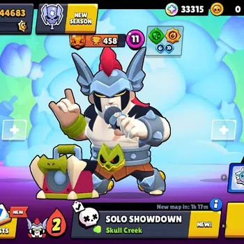 Brawl Stars Accounts Trophy 44683|92 Brawlers|23 Max(Shelly,Colt,Etc)|34 Prestige|1 Hyper(Godzilla Buzz),9 Legend,6