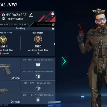 Blood Strike Accounts Collab Skin ASIA|8 ULTRA [QBZ95,FN2000-Limba,ETHAN-Raid Mask,HANK-Trickie