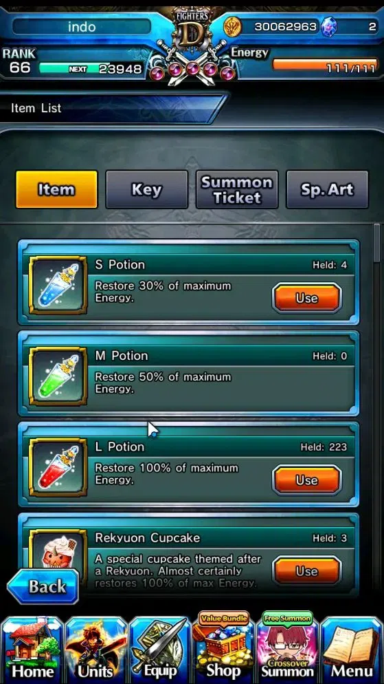 Grand Summoners Accounts End-Game Global|Rank 66|21 Ascend 7 TW|(Paladin Roy,Chloe,SJW,Hae-In,Igris,Gamagori,Shuna)+TW S 2
