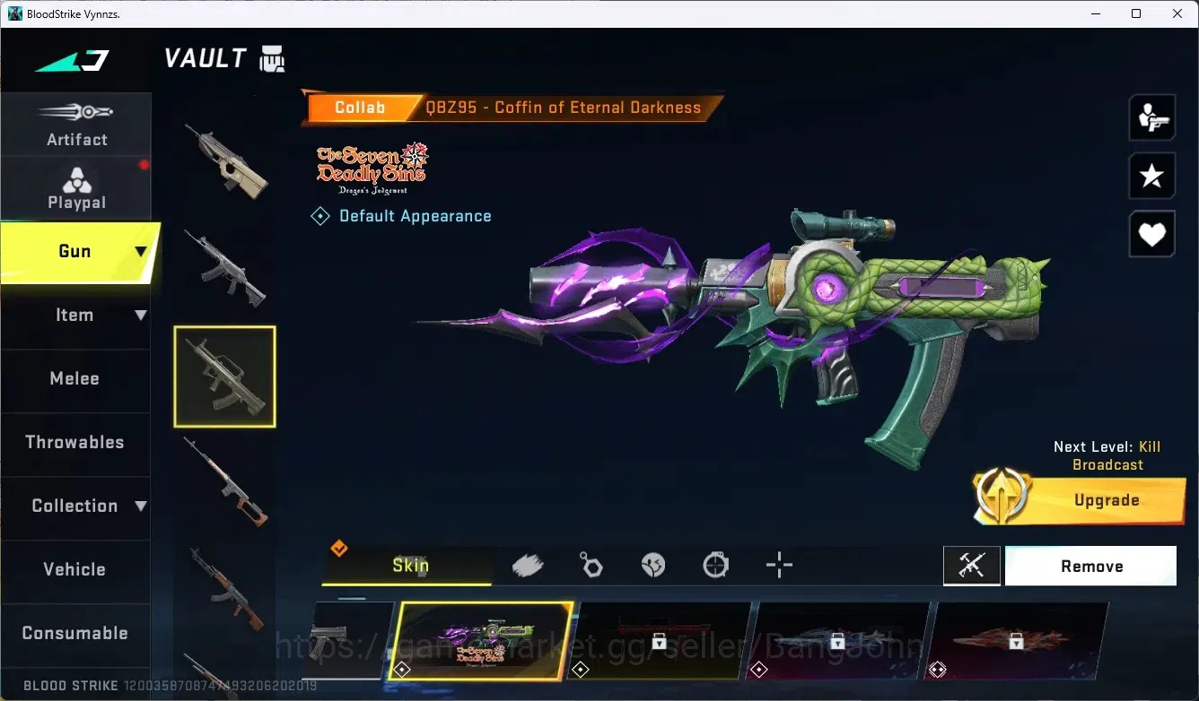 Blood Strike Accounts ASIA | 3 ULTRA Melee | 3 7DS GUN | 2 TR GUN | 9 UL image 15