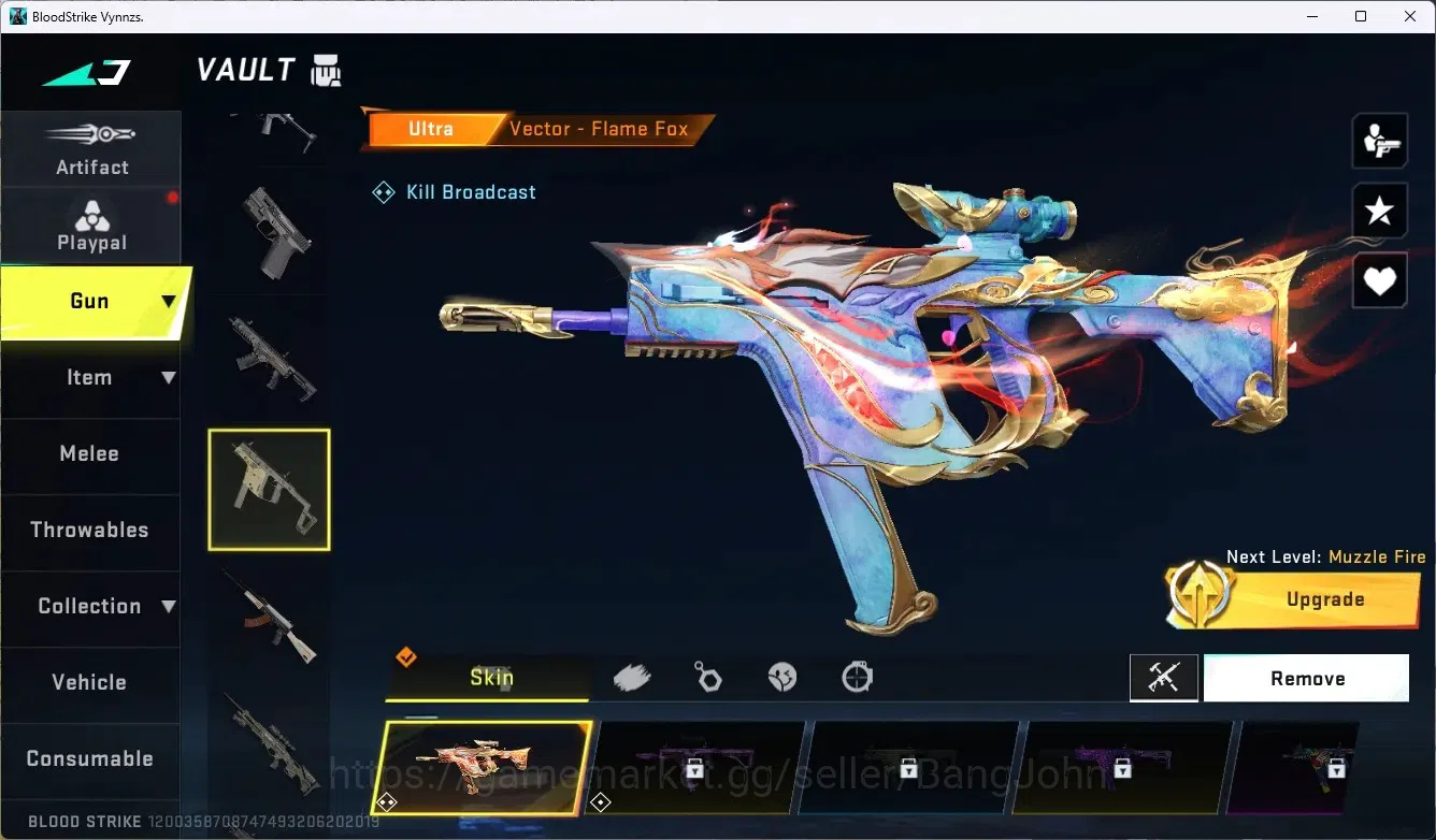 Blood Strike Accounts ASIA | 3 ULTRA Melee | 3 7DS GUN | 2 TR GUN | 9 UL image 5