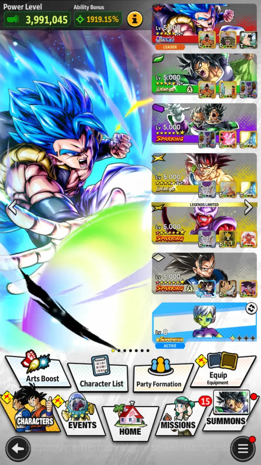 Dragon Ball Legends Accounts Android/IOS |Lvl 149|14.3M Total Power|506 CC|1 UL image 6