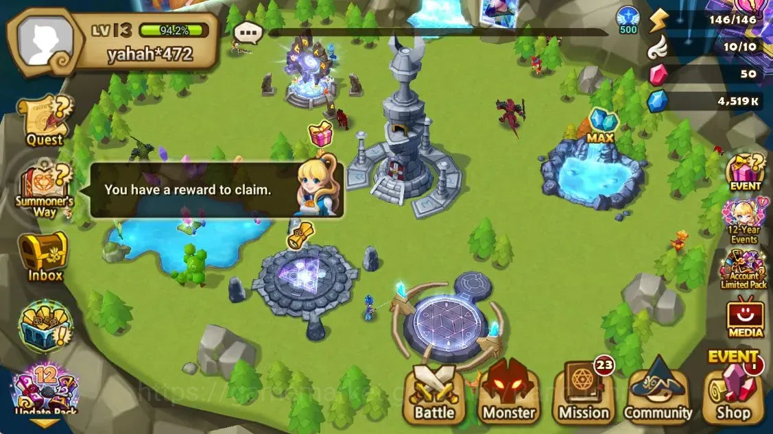 Summoners War: Sky Arena Accounts ASIA | Starter | Level 13 | Ready Gacha | 12-YSS + image 11