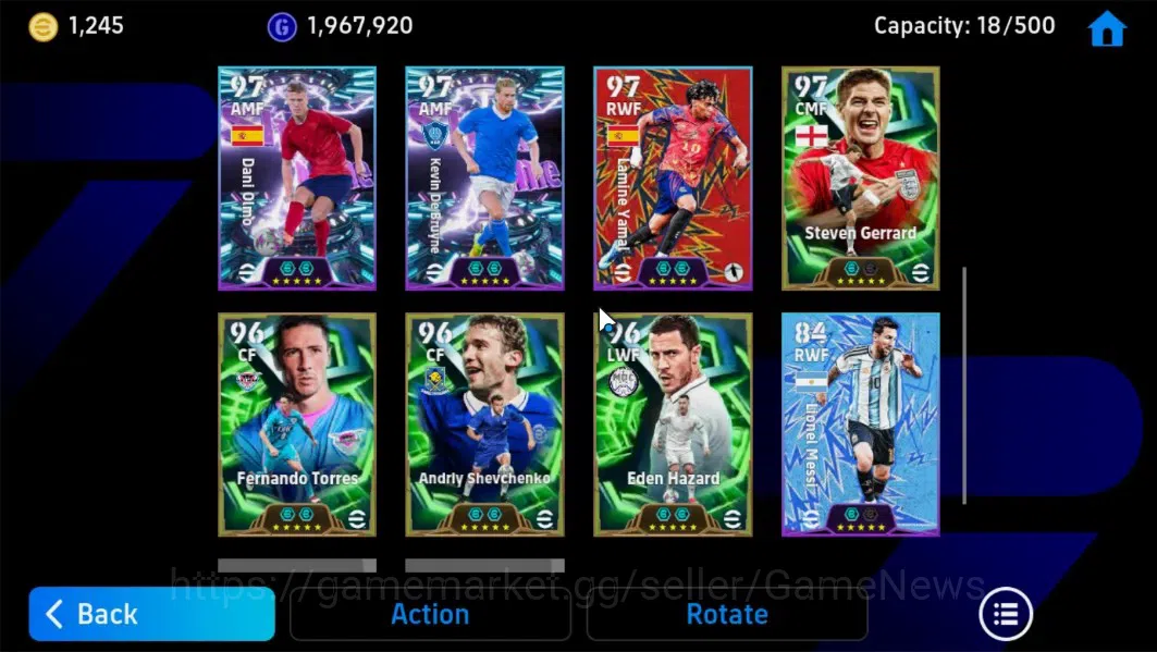 eFootball Accounts Android|1k Coins|BigTime Kvaratskhella,Epic Dennis image 10