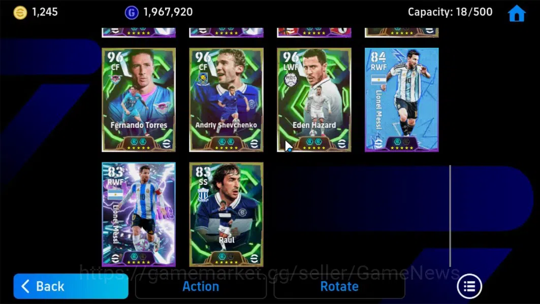 eFootball Accounts Android|1k Coins|BigTime Kvaratskhella,Epic Dennis image 11