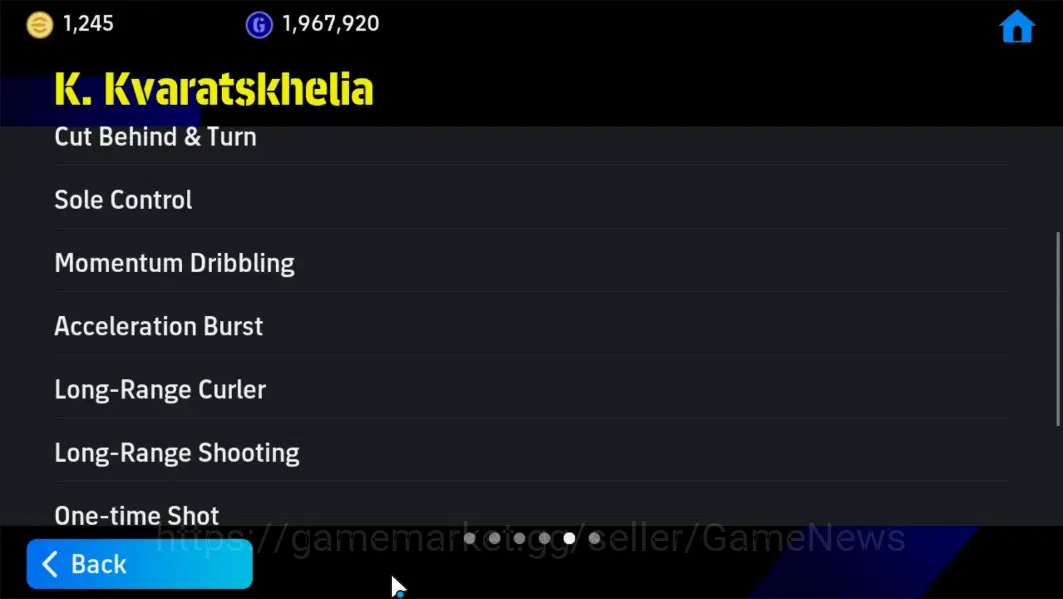 eFootball Accounts Android|1k Coins|BigTime Kvaratskhella,Epic Dennis image 12