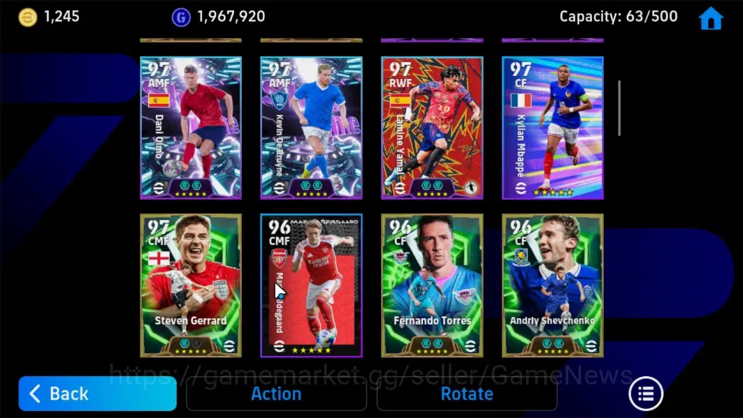 eFootball Accounts Android|1k Coins|BigTime Kvaratskhella,Epic Dennis image 7