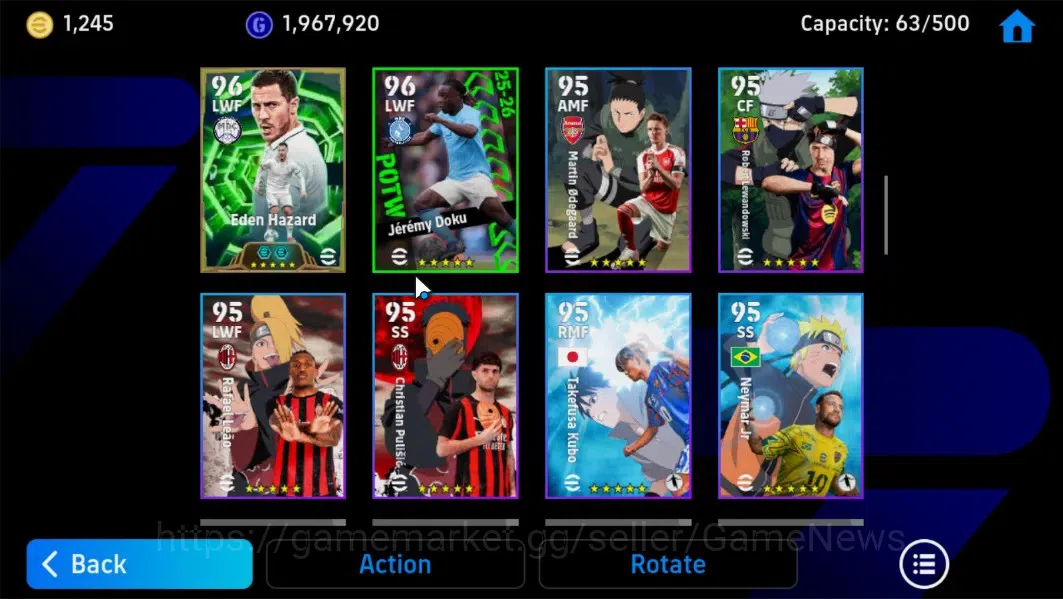 eFootball Accounts Android|1k Coins|BigTime Kvaratskhella,Epic Dennis image 8