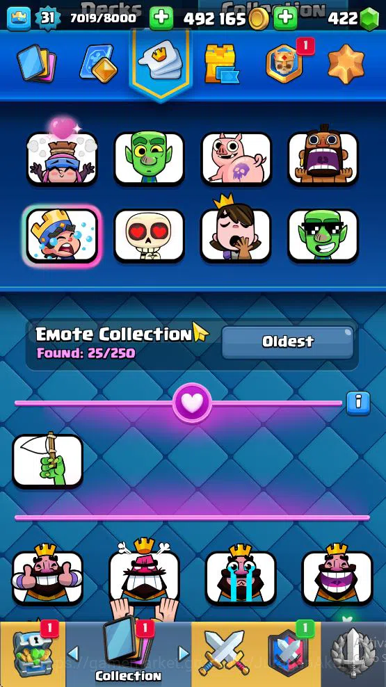 Clash Royale Accounts Midgame Lvl 31|Trophy 5900|KTL 11|Limited Skin|Card 113| 1 Hero 7 EVO 1 Champ 20 Legendary 33 Epic,30 11