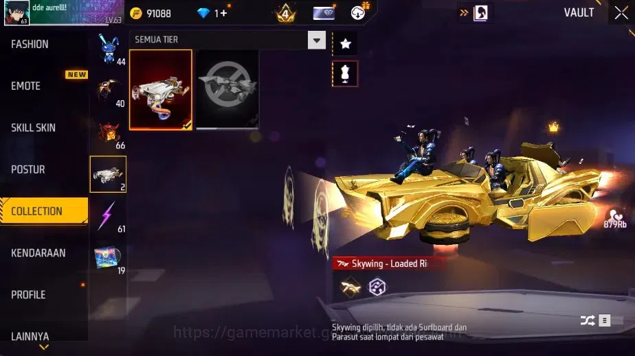 Free Fire Accounts Indonesia|4 Evo[AK47-BlueFlame,SCAR-Megalodon,M101 image 16