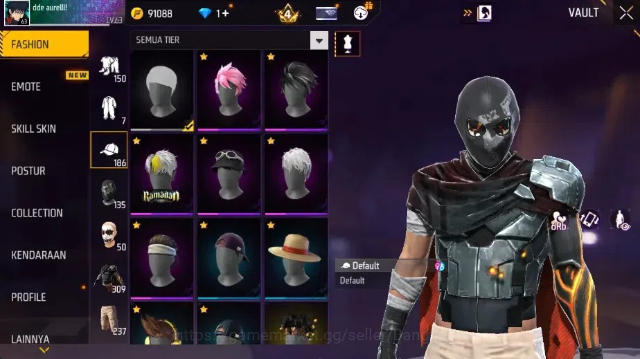Free Fire Accounts Indonesia|4 Evo[AK47-BlueFlame,SCAR-Megalodon,M101 image 6