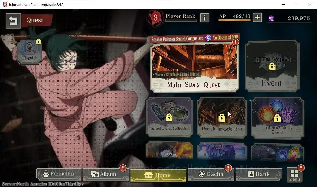 Jujutsu Kaisen: Phantom Parade Accounts NA |PR 3|9 SSR 1 Limited|Within Infinity Gojo,CEFB image 10