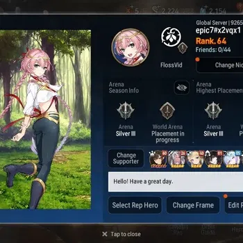 Epic Seven Accounts Starter Global Unverif | 5 ML (SN Yulha,DD Ray,C Pavel,C Lilias,Etc.)|Bless ON|SS 2.1K|Stigkma 118K|Log
