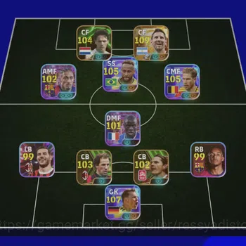 eFootball Accounts Legends & Iconic Players EFOOTBALL STARTER NEW ERA | ID ASAA,BIGTIME MESSI NEW CARD,K DE BRYUNE,U