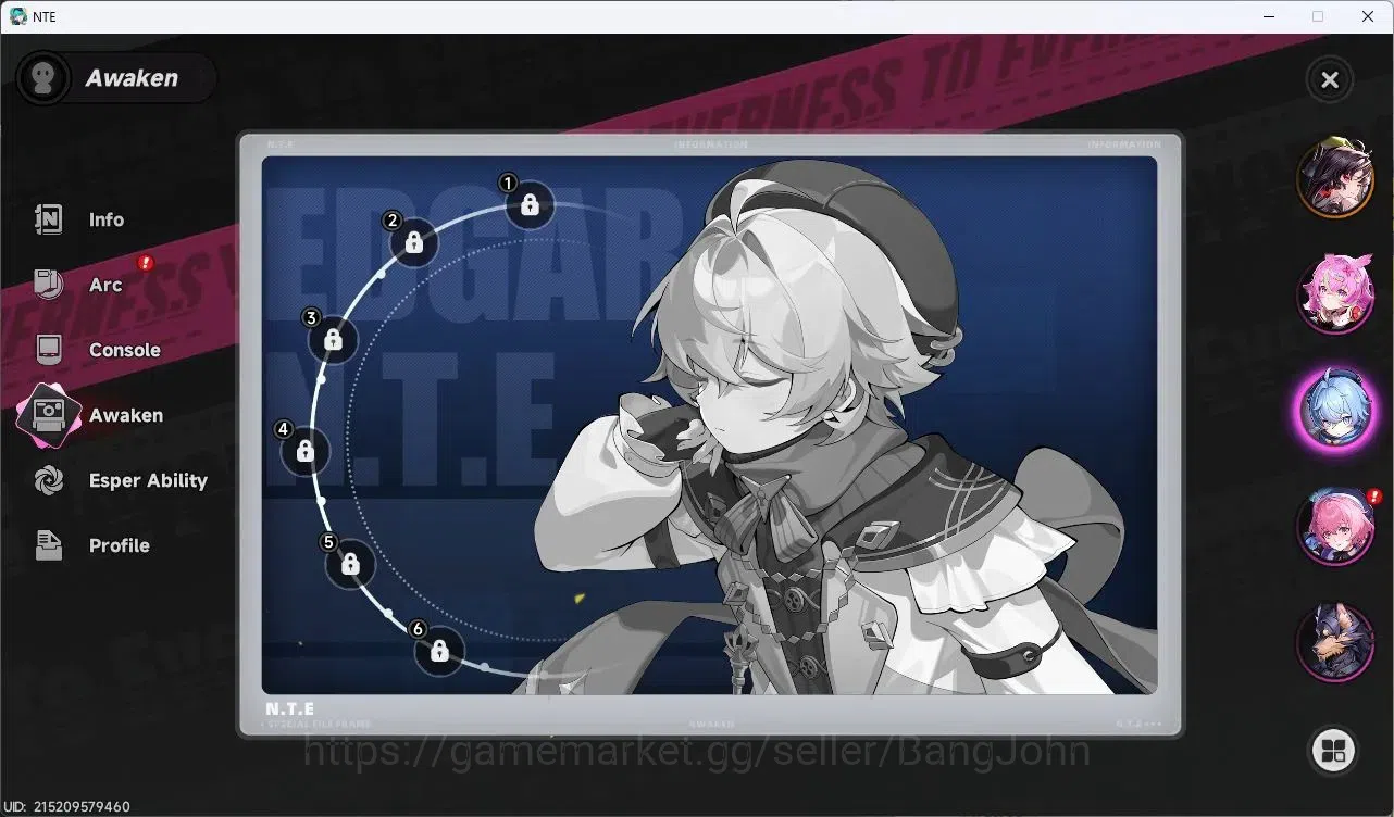 Neverness to Everness Accounts SEA | Starter Lv 3 | 1 SSR (Hotori)+ 7 SR + Glider image 10