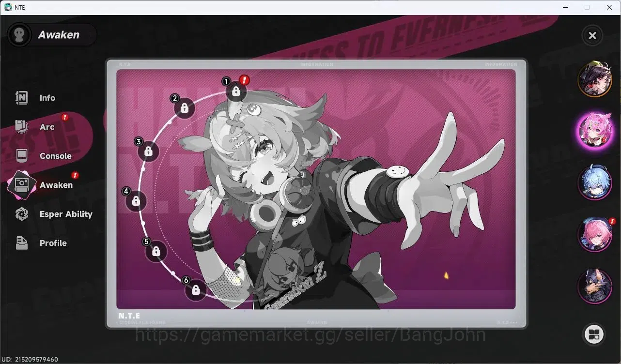 Neverness to Everness Accounts SEA | Starter Lv 3 | 1 SSR (Hotori)+ 7 SR + Glider image 11