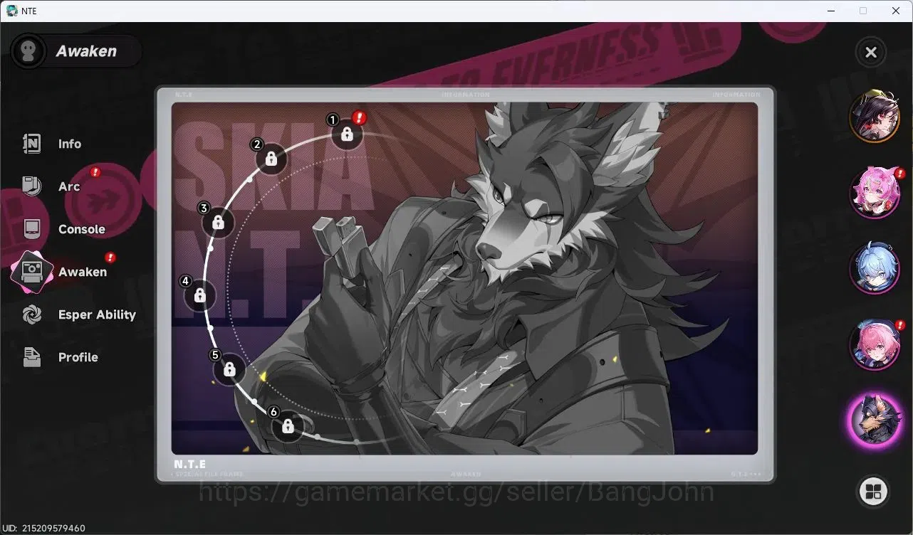Neverness to Everness Accounts SEA | Starter Lv 3 | 1 SSR (Hotori)+ 7 SR + Glider image 12