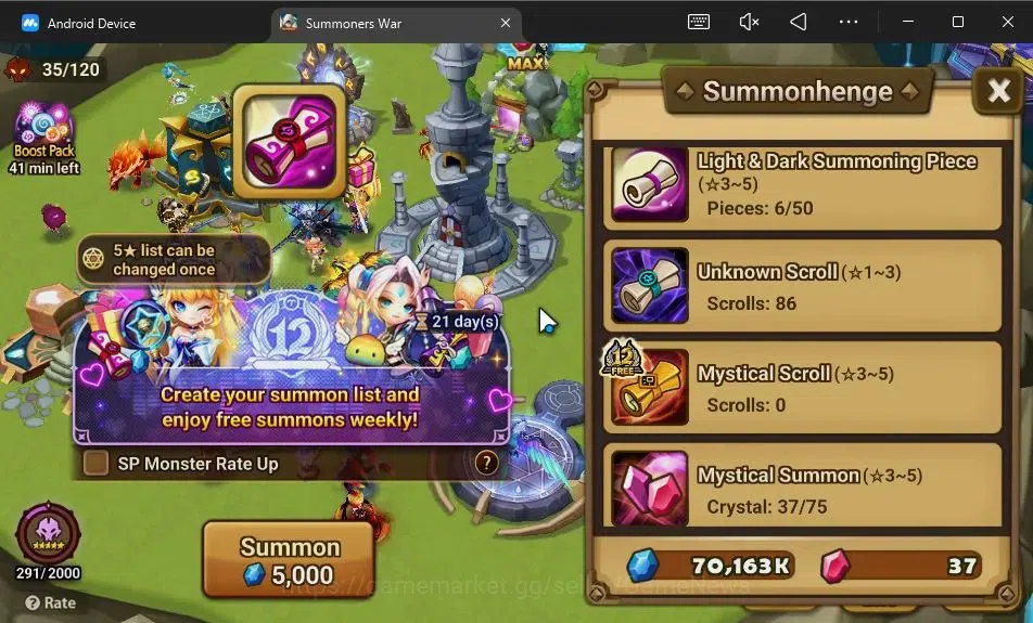 Summoners War: Sky Arena Accounts GLOBAL Lv 33|1 LD[Hanwul]|11 Total NB5[Rica,Feng Y image 14